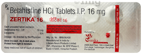 Zertika 16 Tablet image Zertika 16 Tablet image