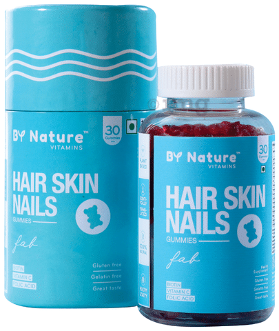Biotin Hair Gummies, Hair Skin & Nails Supplement For Men Women And Teens  30 Gummies at Rs 279.6/bottle | Antioxidants Supplements in Hyderabad | ID:  25480198155