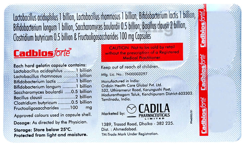 Cadbios Forte Capsule image Cadbios Forte Capsule image