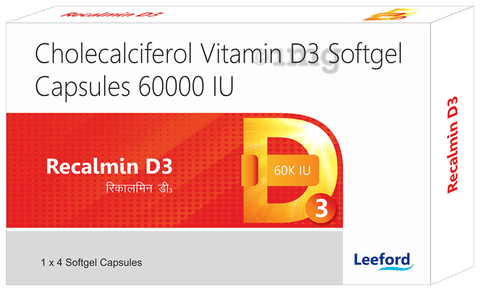 Recalmin D3 Softgel Capsule image