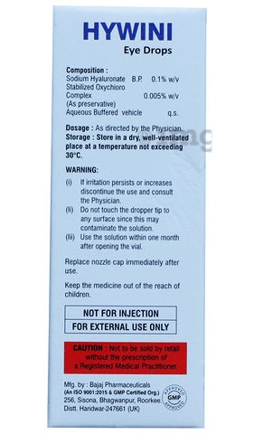 Hywini Eye Drop image Hywini Eye Drop image