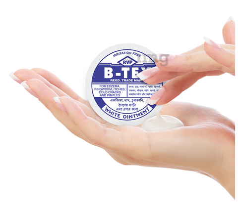 RVP B Tex White Ointment For Eczema Ringworm Itches Cold