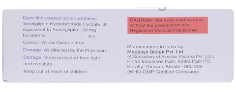 Actiglipt 20mg Tablet image