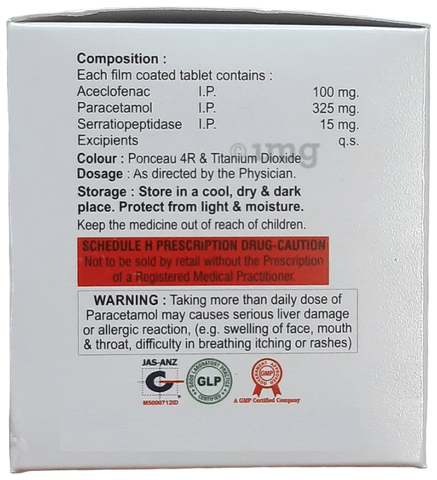 Lycefenac Tablet image