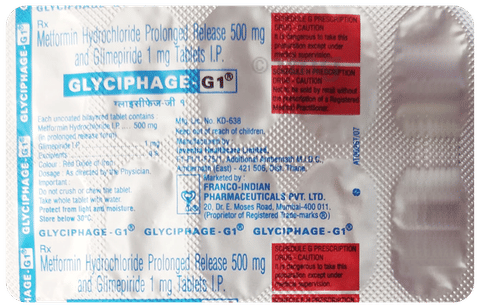 Glyciphage-G 1 Tablet PR image Glyciphage-G 1 Tablet PR image