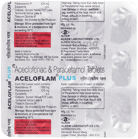 Aceloflam Plus Tablet image