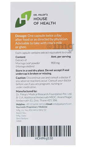 Dr. Palep's Moringa Leaf Capsule image