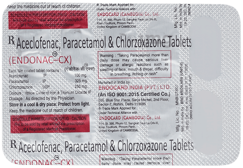 Endonac CX  Tablet