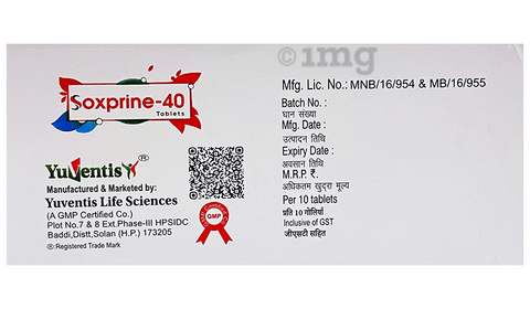 Soxprine 40 Tablet SR image