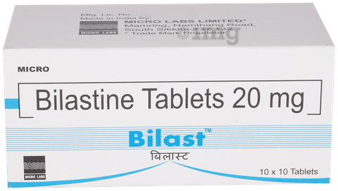 Bilast 20mg Tablet image