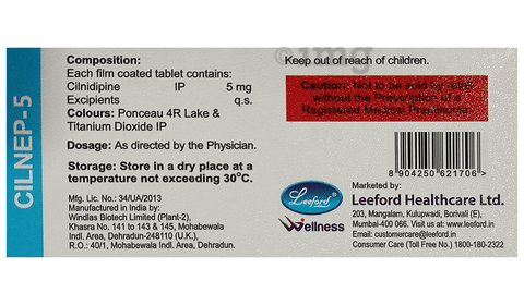 Cilnep 5 Tablet image