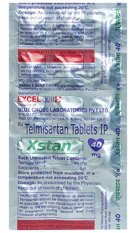 Xstan 40mg Tablet image