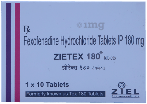 Zietex 180mg Tablet image