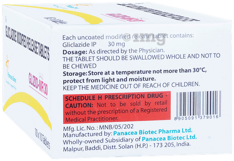Glizid-MR 30 Tablet image