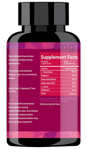 glowsik glutathione 1000 mg capsules Glowsik L-Glutathione (Reduced) 1000mg | With Vitamin C & ALA for Skin  Health Capsule: Buy bottle of 60.0 capsules at 𝗯𝗲𝘀𝘁 𝗽𝗿𝗶𝗰𝗲 in India