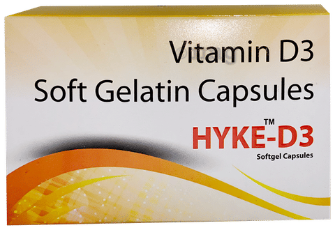 Hyke-D3 Softgel Capsule image Hyke-D3 Softgel Capsule image