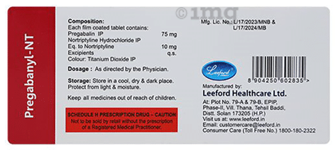 Pregabanyl NT Tablet