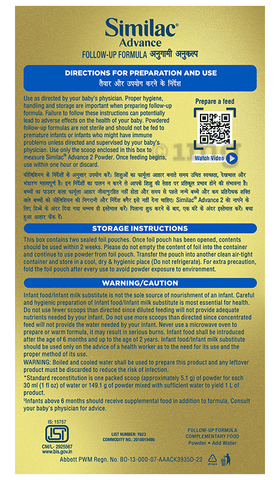 Similac Advance Stage Infant Formula (from to 12 Months