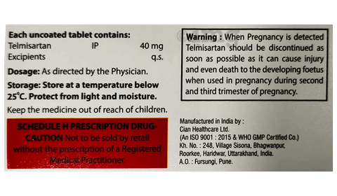 Telcrome 40 Tablet image Telcrome 40 Tablet image