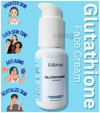 Eabhaa Glutathione Face Cream: Buy pump bottle of 50.0 gm Cream at best  price in India | 1mg