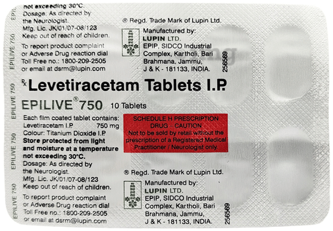Epilive 750 Tablet image