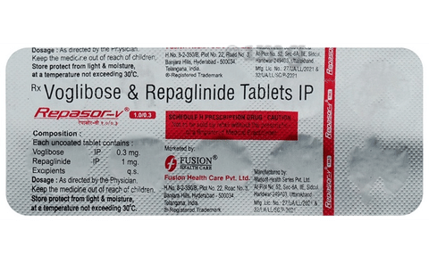 Repasor V 1mg/0.3mg Tablet image Repasor V 1mg/0.3mg Tablet image
