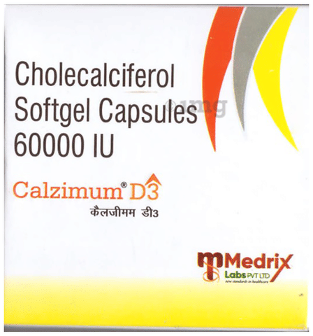 Calzimum D3 Softgel Capsule image