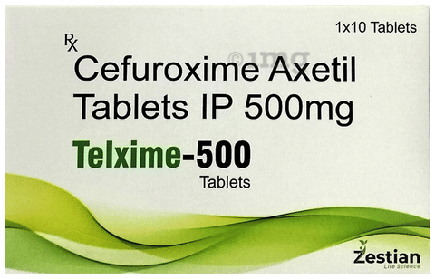 Telxime 500 Tablet image Telxime 500 Tablet image
