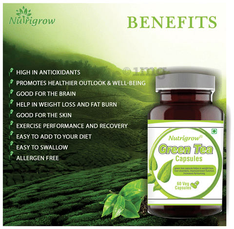 Nutrigrow Green Tea Veg Capsule (60 Each) image