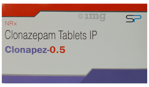 Clonapez 0.5 Tablet image Clonapez 0.5 Tablet image