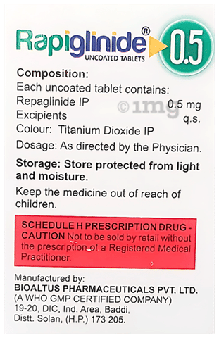 Rapiglinide 0.5 Tablet image