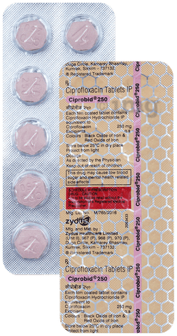 Ciprobid 250 Tablet image