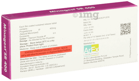 Minagest SR 400 Tablet image