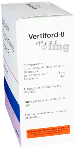Vertiford 8mg Tablet image