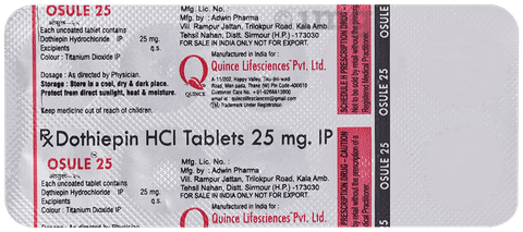 Osule 25mg Tablet image Osule 25mg Tablet image