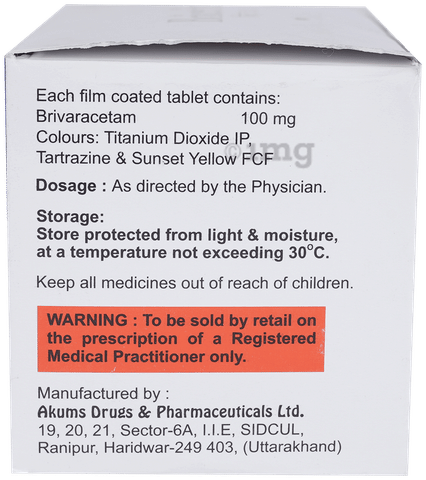 Bricet 100mg Tablet image