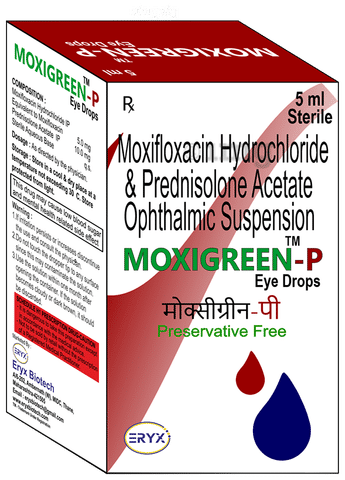 Moxigreen-P Eye Drop (Preservative Free)