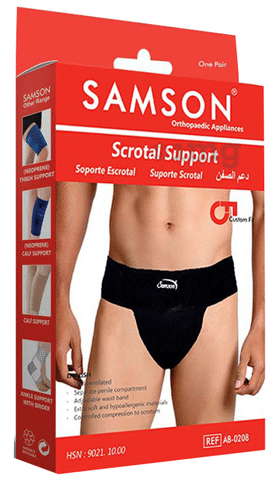 Samson AB0208 Scrotal Support Universal Black: Buy box of 1.0 Unit