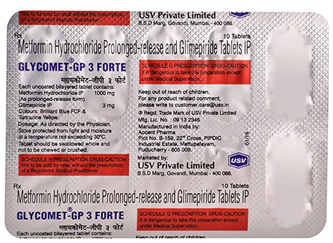 Glycomet-GP 3 Forte  Tablet
