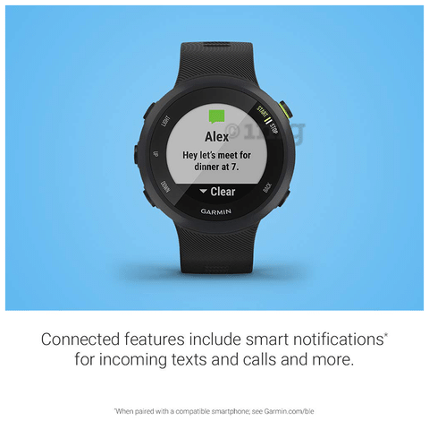Garmin Forerunner 45 Wearable GPS Running Smartwatch Black Buy