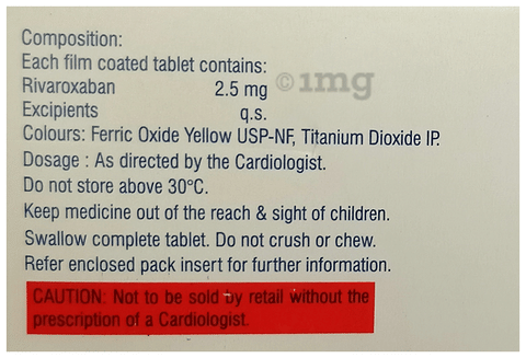 Rivaflo 2.5 Tablet image