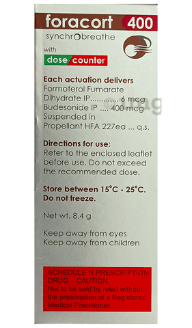 FORAcort 400 Synchrobreathe Inhaler image FORAcort 400 Synchrobreathe Inhaler image