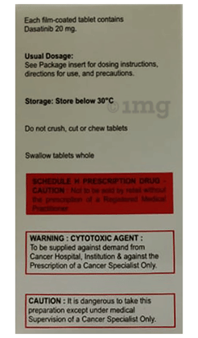 Dasashil 20mg Tablet image