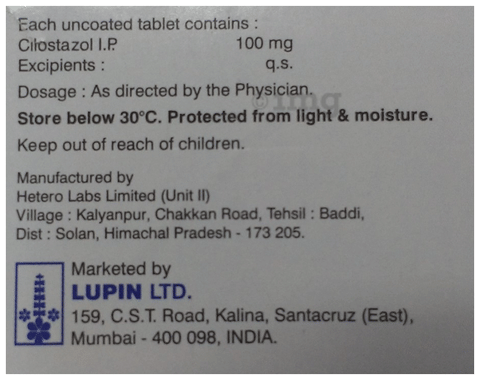 Cilodoc 100 Tablet image