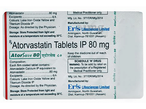 ATORsave 80 Tablet image