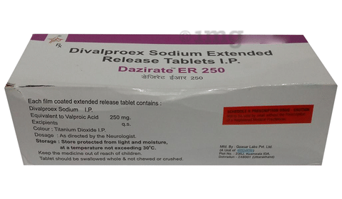 Dazirate ER 250 Tablet image Dazirate ER 250 Tablet image