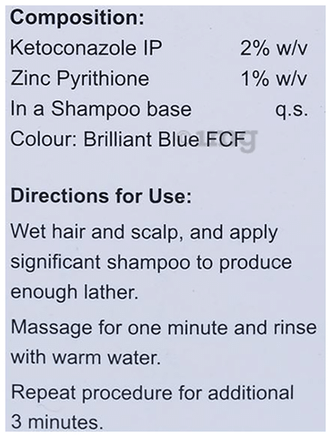 Kenozole Shampoo View Uses Side Effects Price and Substitutes 1mg