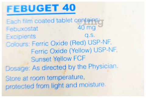 Febuget 40 Tablet image