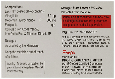 Profex-M 500mg/50mg Tablet