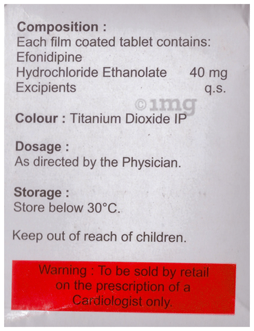 एफोनटा 40mg टैबलेट image एफोनटा 40mg टैबलेट image